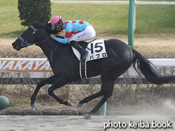 カラープリント(アルミ枠付き)2016年1月11日中山3R 3歳新馬(パブロ)