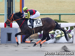 カラープリント(アルミ枠付き)2016年1月17日京都1R 3歳未勝利(スーセントマリー)