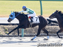 カラープリント(アルミ枠なし)2016年1月17日中山1R 3歳未勝利(アンフレシェ)