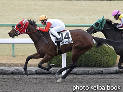 カラープリント(アルミ枠付き)2016年1月30日京都1R 3歳未勝利(ライディングハイ)