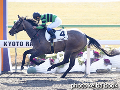 カラーパネル2016年1月31日京都1R 3歳未勝利(トゥールエッフェル)