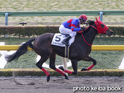 カラープリント(アルミ枠付き)2016年1月31日東京1R 3歳未勝利(ストライクショット)