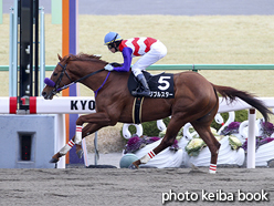 カラープリント(アルミ枠付き)2016年2月6日京都11R アルデバランステークス(ダブルスター)