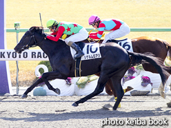 カラーパネル2016年2月7日京都2R 3歳未勝利(シゲルムロアジ)