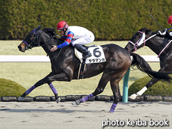 カラープリント(アルミ枠付き)2016年3月5日阪神1R 3歳未勝利(サラマンカ)