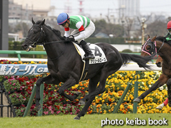 カラープリント(アルミ枠なし)2016年3月12日中山7R 3歳500万下(アジュールローズ)