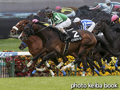 カラープリント(アルミ枠付き)2016年3月13日中山10R 東風ステークス(インパルスヒーロー)