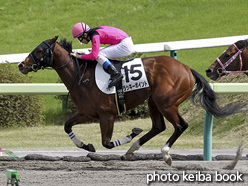 カラープリント(アルミ枠なし)2016年4月9日福島7R 3歳未勝利(ラッキーポイント)