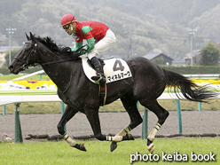 カラープリント(アルミ枠付き)2016年4月17日福島4R 障害未勝利(マイネルマーク)