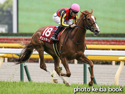 カラープリント(アルミ枠付き)2016年4月24日東京11R フローラステークス(チェッキーノ)