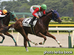 カラープリント(アルミ枠なし)2016年7月31日新潟6R 2歳新馬(クイントゥープル)