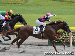 カラープリント(アルミ枠付き)2016年7月31日新潟7R 3歳未勝利(ボルドー)