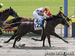 カラープリント(アルミ枠付き)2016年8月21日新潟3R 3歳未勝利(サムライダマシー)