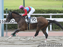 カラーパネル2016年8月27日小倉7R 3歳未勝利(オーバーカム)