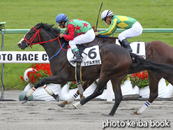 カラープリント(アルミ枠付き)2016年10月23日京都1R 2歳未勝利(シゲルオカピ)