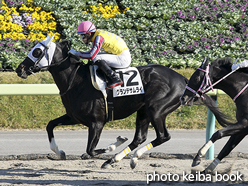 カラープリント(アルミ枠付き)2016年11月5日福島9R 3歳上500万下(グランデサムライ)