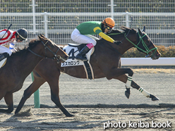 カラープリント(アルミ枠付き)2016年12月18日中京1R 2歳未勝利(スズカロング)