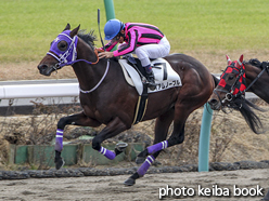 カラープリント(アルミ枠付き)2016年12月25日中山2R 2歳未勝利(アイアムノーブル)