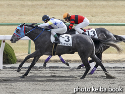 カラーパネル2017年1月14日京都6R 4歳上500万下(アンナペレンナ)