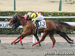 カラープリント(アルミ枠付き)2017年2月13日小倉2R 3歳未勝利(ブライトメジャー)