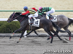 カラープリント(アルミ枠付き)2017年2月19日京都7R 4歳上500万下(スクラッタ)