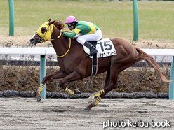 カラープリント(アルミ枠付き)2017年3月4日中山3R 3歳未勝利(マサキノテソーロ)