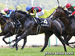 カラープリント(アルミ枠付き)2017年7月8日福島11R 阿武隈ステークス(ワンブレスアウェイ)