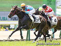 カラープリント(アルミ枠なし)2017年7月9日福島3R 3歳未勝利(ラグナアズーラ)