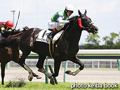 カラープリント(アルミ枠付き)2017年7月22日中京7R 3歳未勝利(ティーブラッサム)