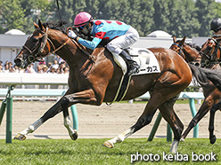 カラープリント(アルミ枠付き)2017年8月20日札幌5R 2歳新馬(ルーカス)