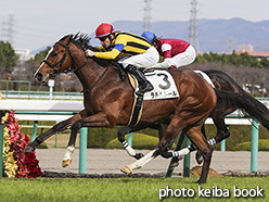 カラープリント(アルミ枠付き)2017年12月10日阪神5R 2歳新馬(ラルムドール)