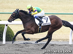 カラープリント(アルミ枠なし)2018年1月14日京都2R 3歳未勝利(ラクロアクリスエス)