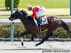 カラープリント(アルミ枠付き)2018年3月31日中山3R 3歳未勝利(カタナ)