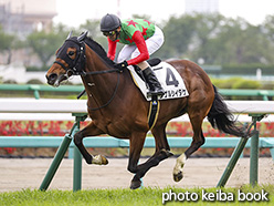 カラープリント(アルミ枠付き)2018年4月14日中山4R 3歳未勝利(シゲルシイタケ)