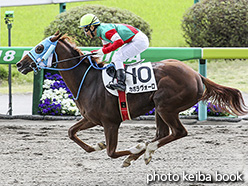 カラープリント(アルミ枠付き)2018年4月15日福島1R 3歳未勝利(カポラヴォーロ)