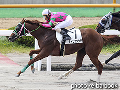 カラープリント(アルミ枠付き)2018年7月22日函館3R 3歳未勝利(ラインマッシモ)