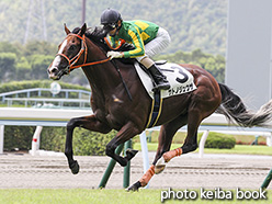 カラープリント(アルミ枠付き)2018年8月25日小倉3R 3歳未勝利(サトノジュウザ)