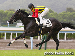 カラープリント(アルミ枠付き)2018年9月1日小倉5R 2歳新馬(ファルトレク)