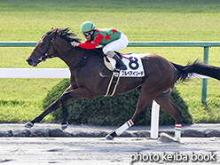 カラープリント(アルミ枠なし)2018年11月3日京都1R 2歳未勝利(ブルベアイリーデ)