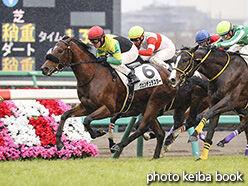 カラープリント(アルミ枠付き)2019年12月7日中山4R 2歳未勝利(ヴェンチュラスター)