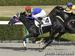 カラープリント(アルミ枠付き)2019年12月14日阪神3R 2歳未勝利(サウンドプリズム)