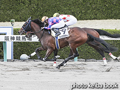 カラープリント(アルミ枠付き)2020年4月5日阪神5R 3歳1勝クラス(キッズアガチャー)