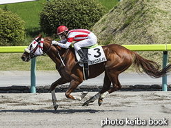 カラープリント(アルミ枠付き)2020年4月25日福島8R 4歳以上1勝クラス(カルロスミノル)