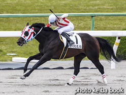 カラープリント(アルミ枠付き)2020年4月26日京都8R 4歳以上1勝クラス(サージュミノル)