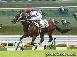 カラープリント(アルミ枠付き)2020年5月9日京都6R 3歳1勝クラス(チュウワノキセキ)