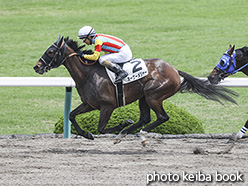 カラープリント(アルミ枠付き)2020年6月20日阪神3R 3歳未勝利(オーケーメジャー)