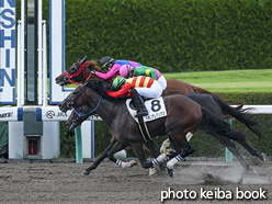 カラープリント(アルミ枠付き)2020年7月4日阪神12R 3歳以上1勝クラス(メイショウカズサ)