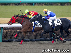 カラープリント(アルミ枠付き)2021年1月23日中山6R 3歳新馬(オセアジャスティス)