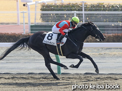 カラープリント(アルミ枠付き)2021年2月7日中京2R 3歳未勝利(ハイエストポイント)