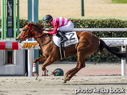 カラープリント(アルミ枠付き)2021年2月14日小倉3R 3歳未勝利(スナークショウエン)